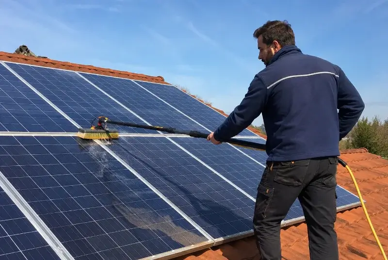 Nettoyage et entretien de panneaux solaires à Seillons-Source-d'Argens